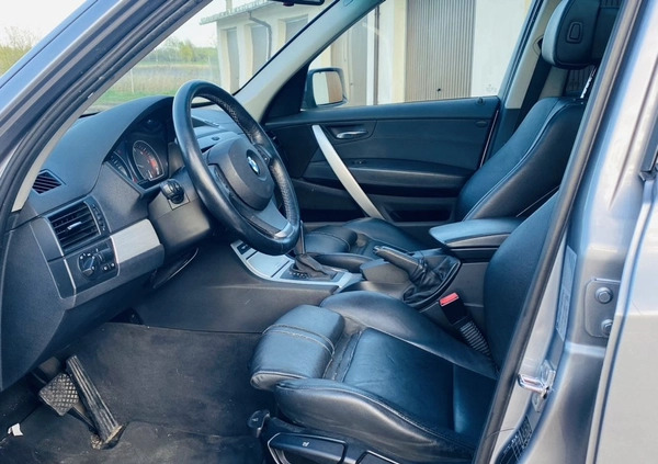 BMW X3 cena 31900 przebieg: 170896, rok produkcji 2008 z Kutno małe 277